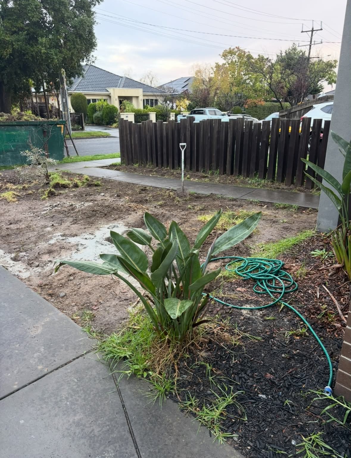 Front Garden, before
